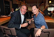 Frank Fleschenberg mit Frau Erika @  "Römmerts Wein und Golf Charity" mit  Eröffnung der "Weinwelt Römmert" und des "Sonnenhotel Weingut Römmert" in Volkach
